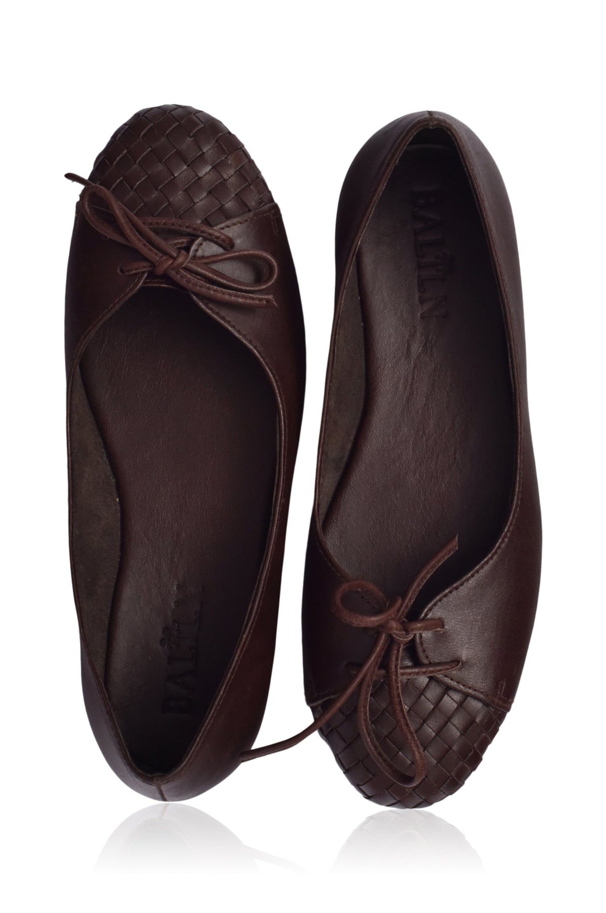 Alexandra Woven Leather Flats-2
