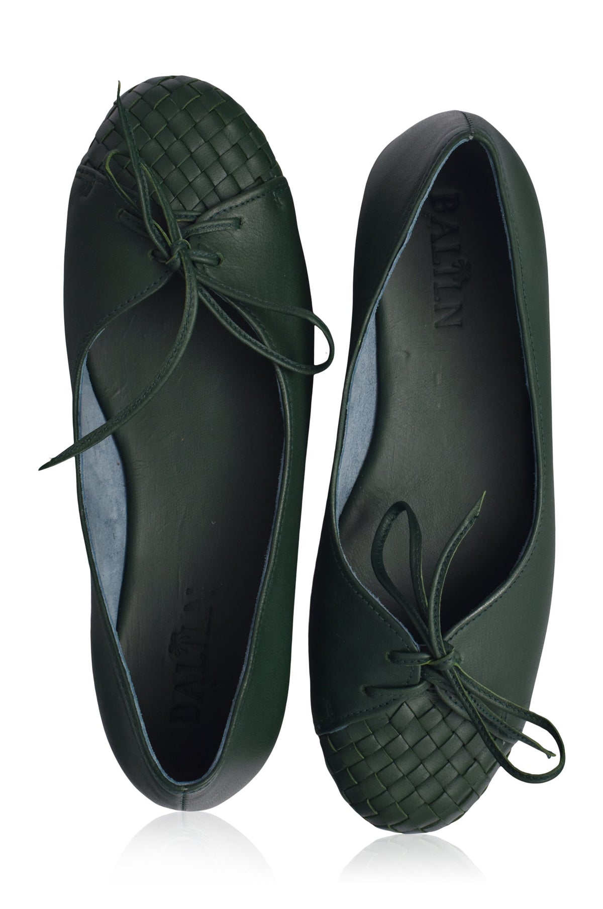 Alexandra Woven Leather Flats-3