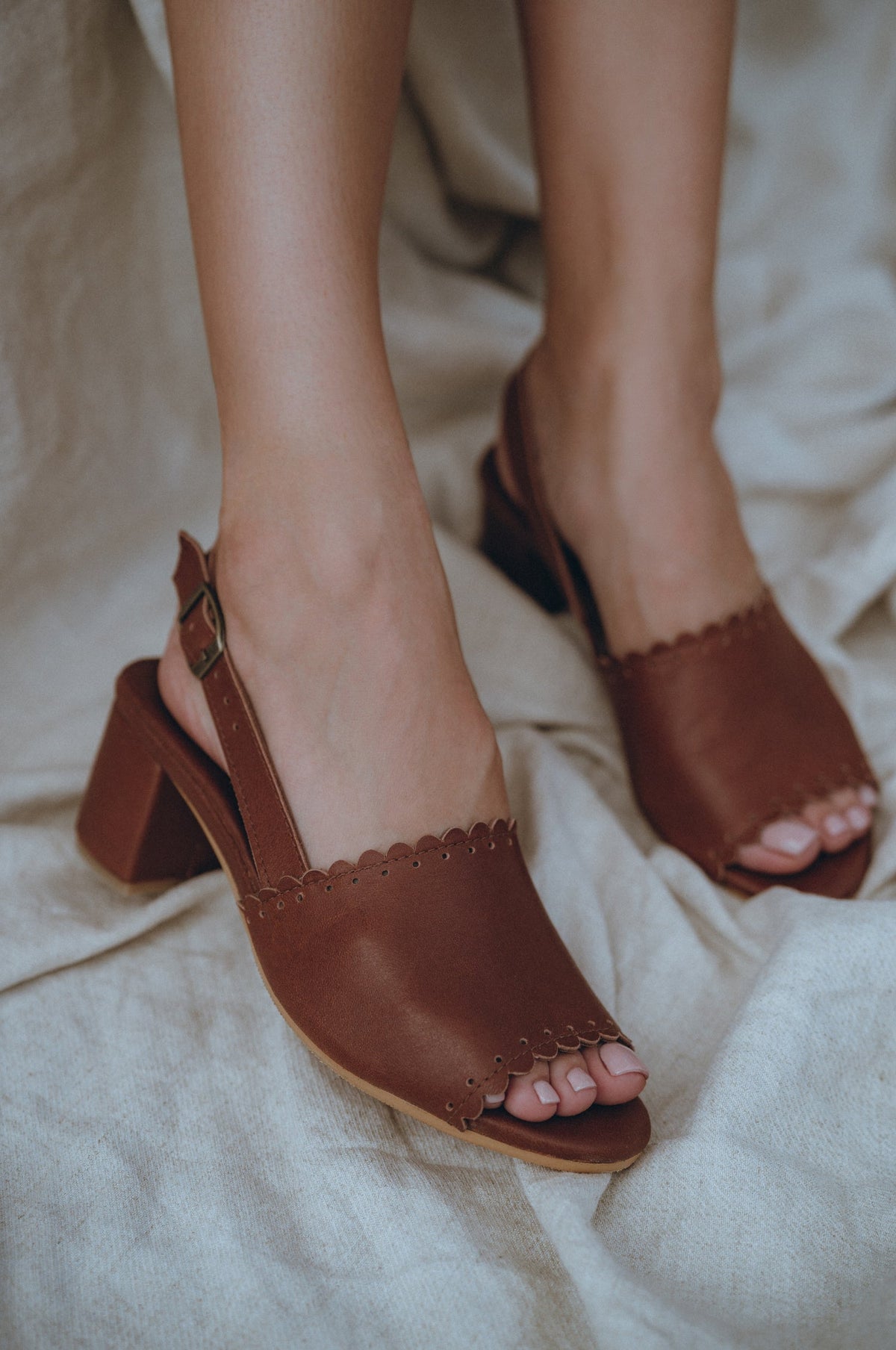 Amber Low Heel Sandals-0