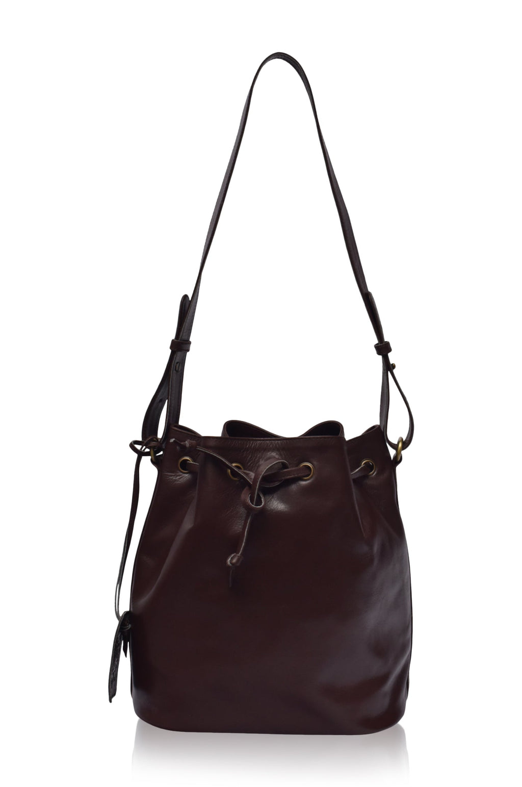 Geneva Drawstring Leather Bag-1