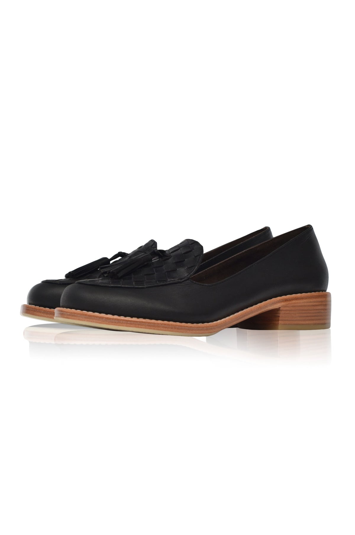 Nikita Woven Leather Loafers-2