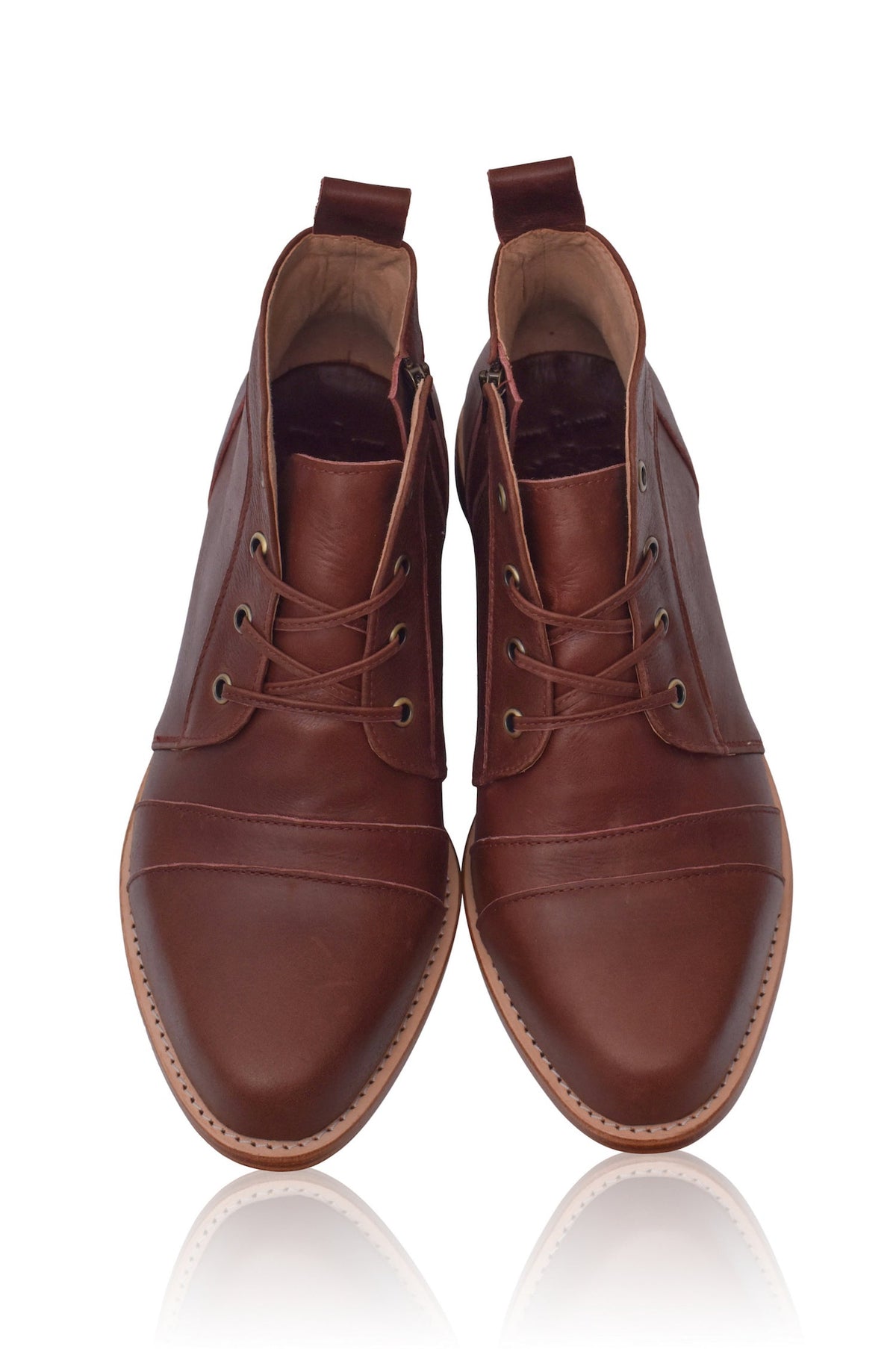Passage Lace-Up Leather Boots-5
