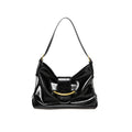 Luxe Glossy Hobo Shoulder Bag-0