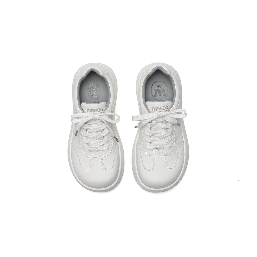 Women's Elevated Leather Platform Sneakers – Gum Sole-2
